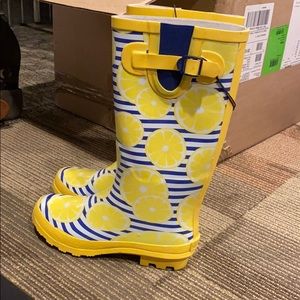 Serra Lemon Rain Boots